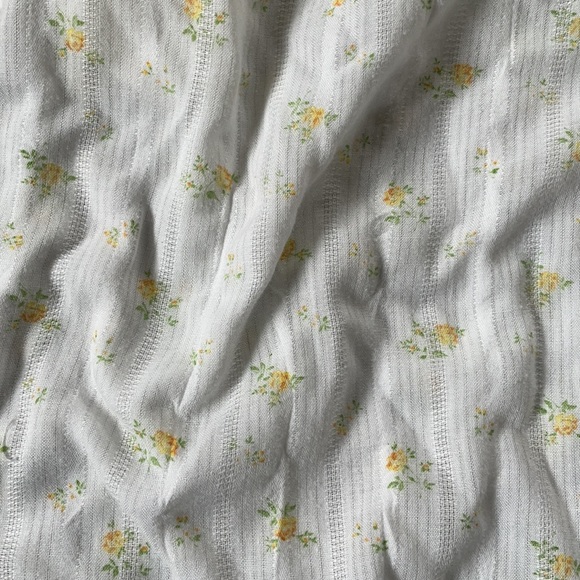 Vintage Floral Off the Shoulder Midi Dress - Picture 2 of 5